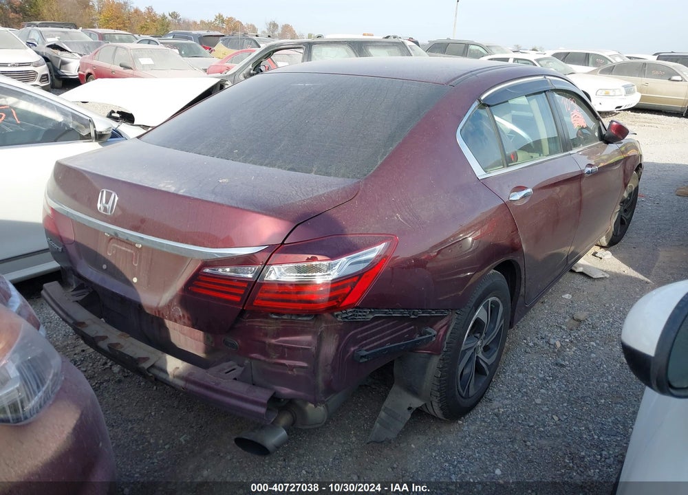 2016 HONDA ACCORD LX VIN: 1HGCR2F31GA110416