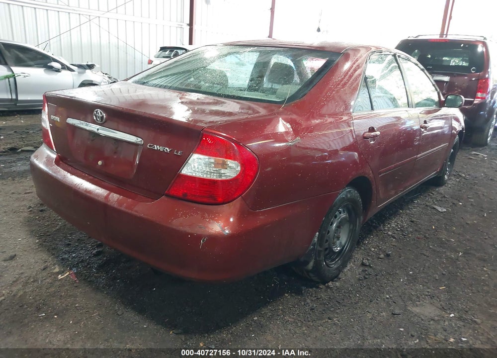 2004 TOYOTA CAMRY LE VIN: 4T1BE32K84U272557