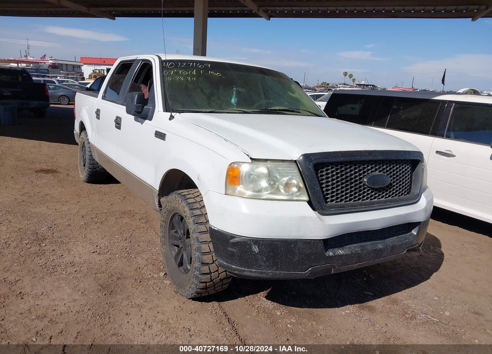 2007 FORD F-150 XLT VIN: 1FTRW12W97KA72648