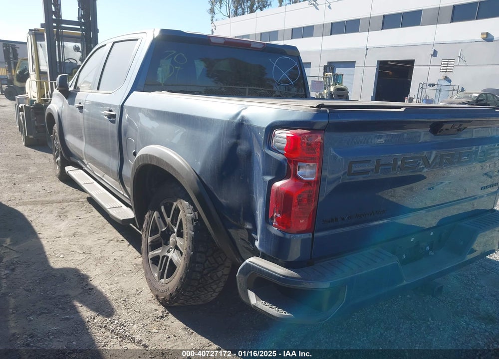 2024 CHEVROLET SILVERADO 1500 2WD SHORT BED CUSTOM VIN: 1GCPABEK2RZ162044