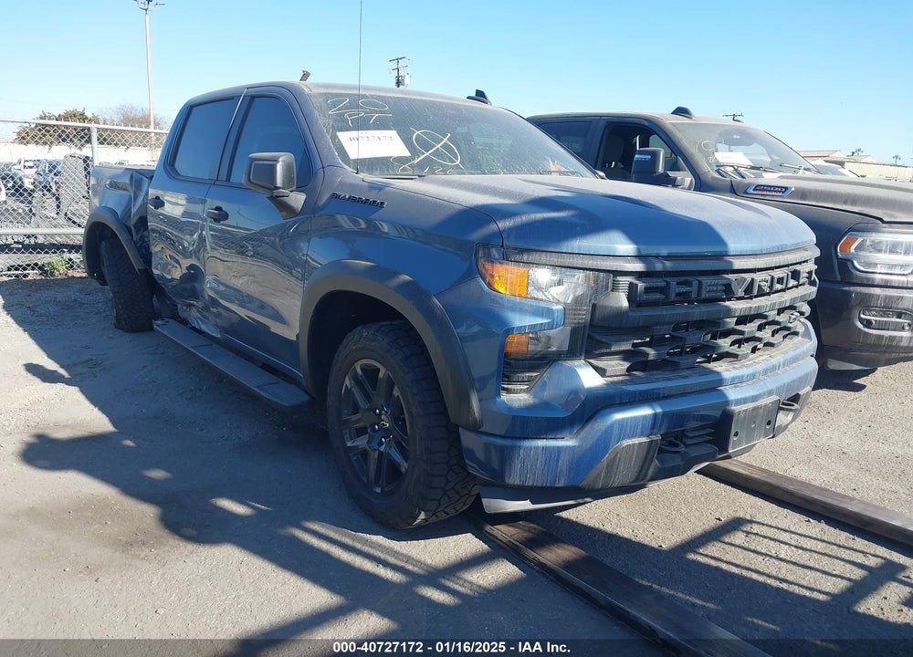 2024 CHEVROLET SILVERADO 1500 2WD SHORT BED CUSTOM VIN: 1GCPABEK2RZ162044