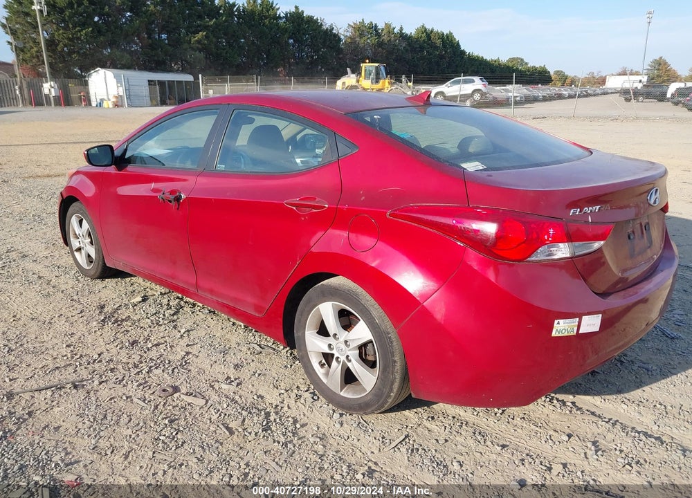 2011 HYUNDAI ELANTRA GLS (ULSAN PLANT) VIN: KMHDH4AE8BU106621