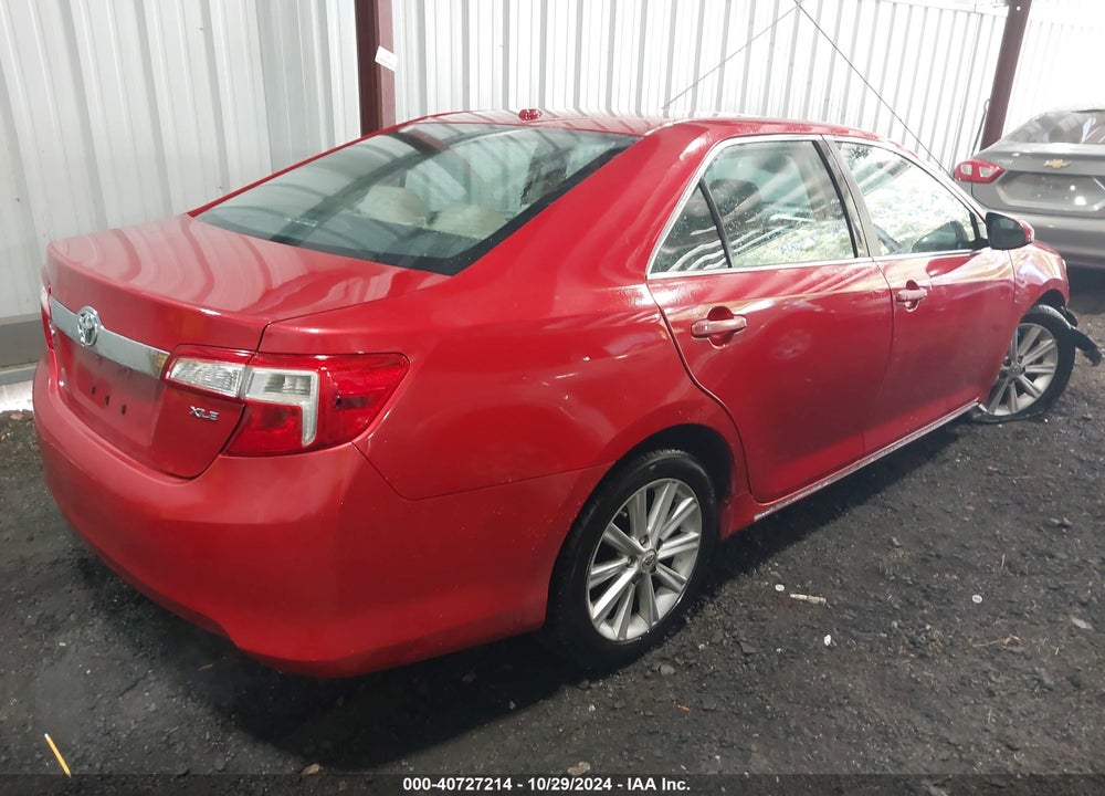 2012 TOYOTA CAMRY XLE V6 VIN: 4T1BK1FK1CU505846
