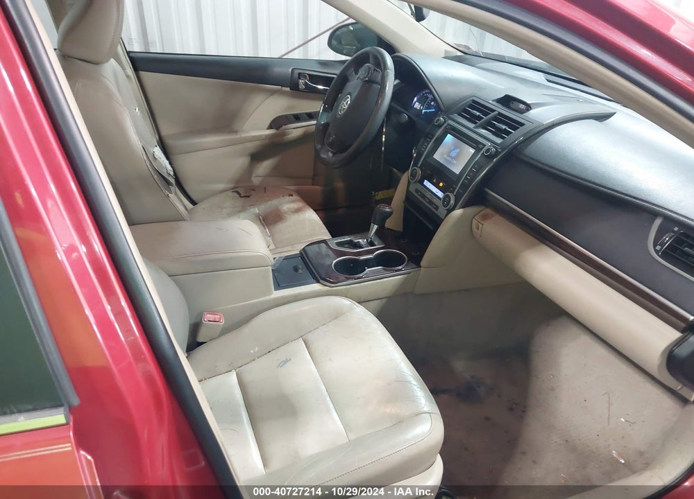 2012 TOYOTA CAMRY XLE V6 VIN: 4T1BK1FK1CU505846