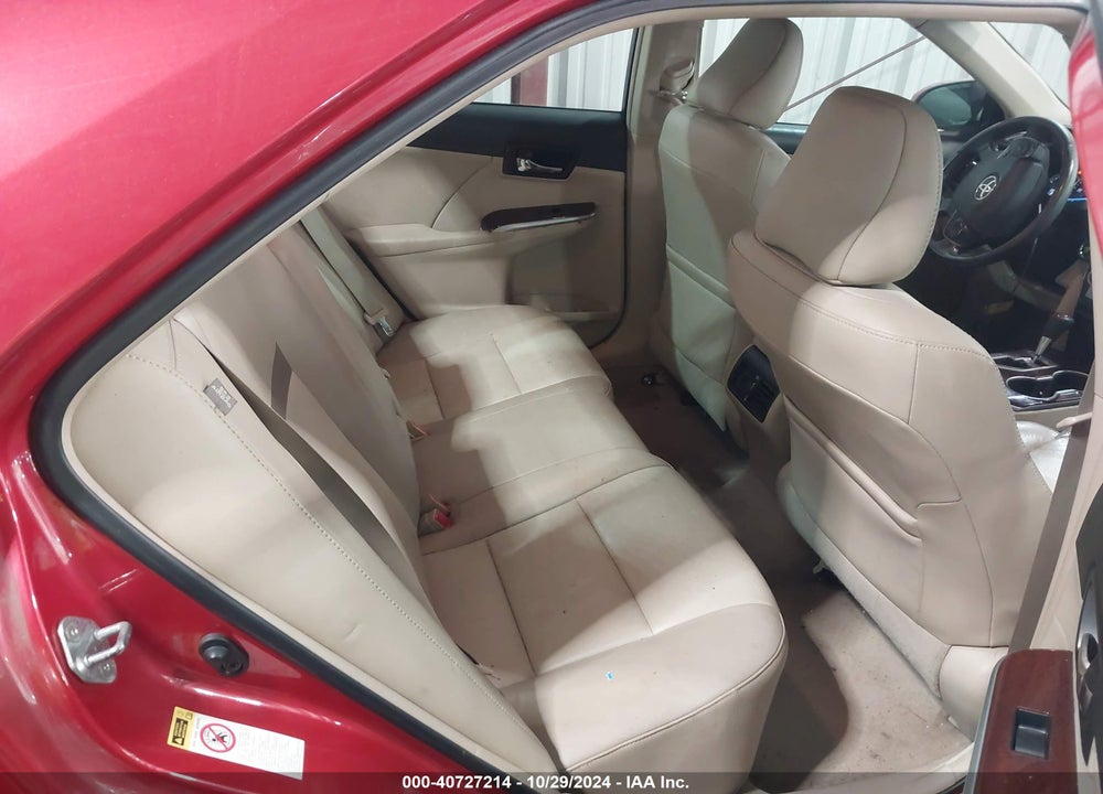 2012 TOYOTA CAMRY XLE V6 VIN: 4T1BK1FK1CU505846