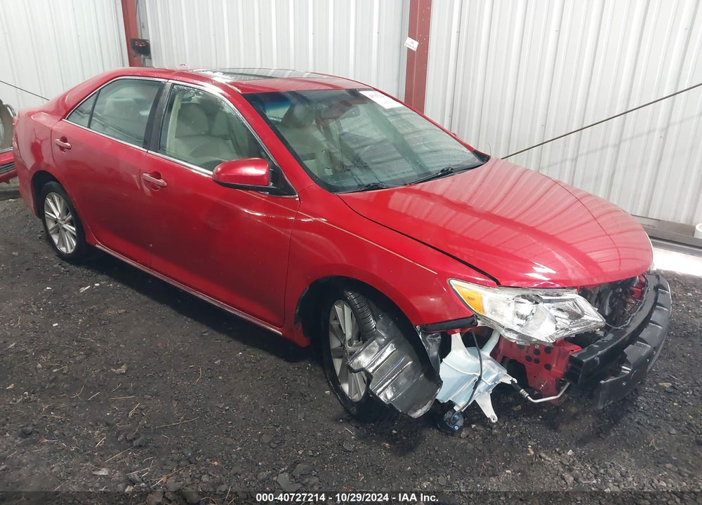 2012 TOYOTA CAMRY XLE V6 VIN: 4T1BK1FK1CU505846