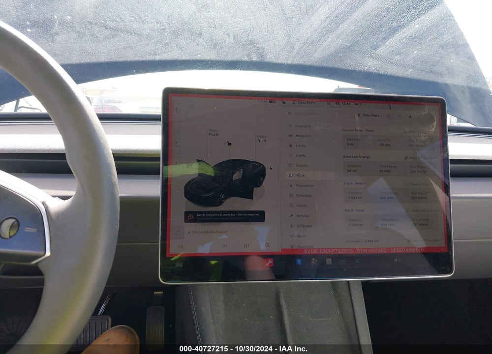 2024 TESLA MODEL 3 VIN: 5YJ3E1EB0RF792938