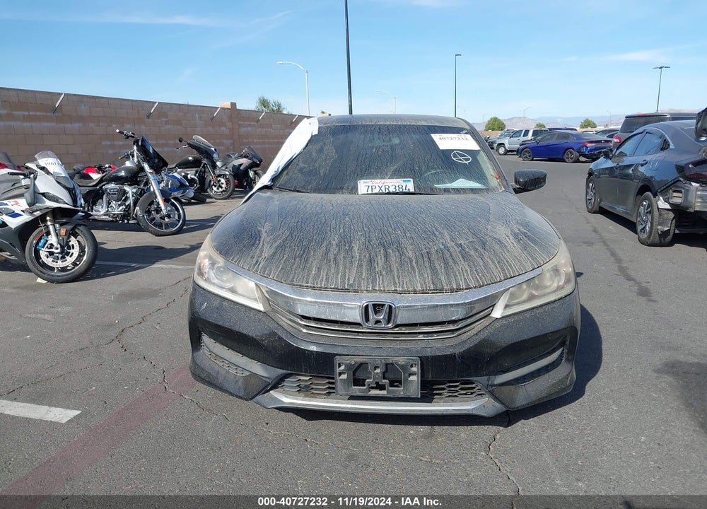 2016 HONDA ACCORD LX VIN: 1HGCR2F32GA072744