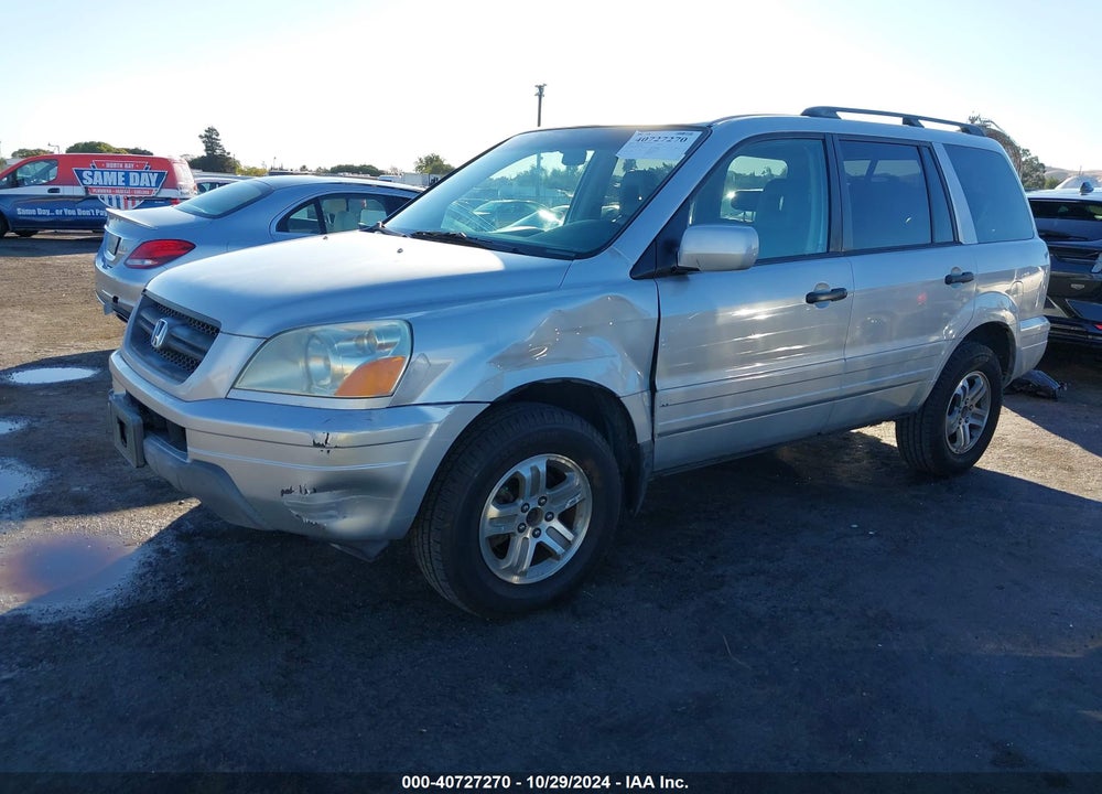 2003 HONDA PILOT EX-L VIN: 2HKYF18523H550881