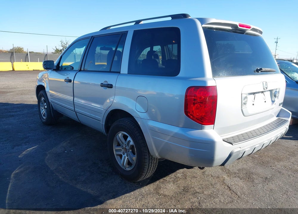 2003 HONDA PILOT EX-L VIN: 2HKYF18523H550881