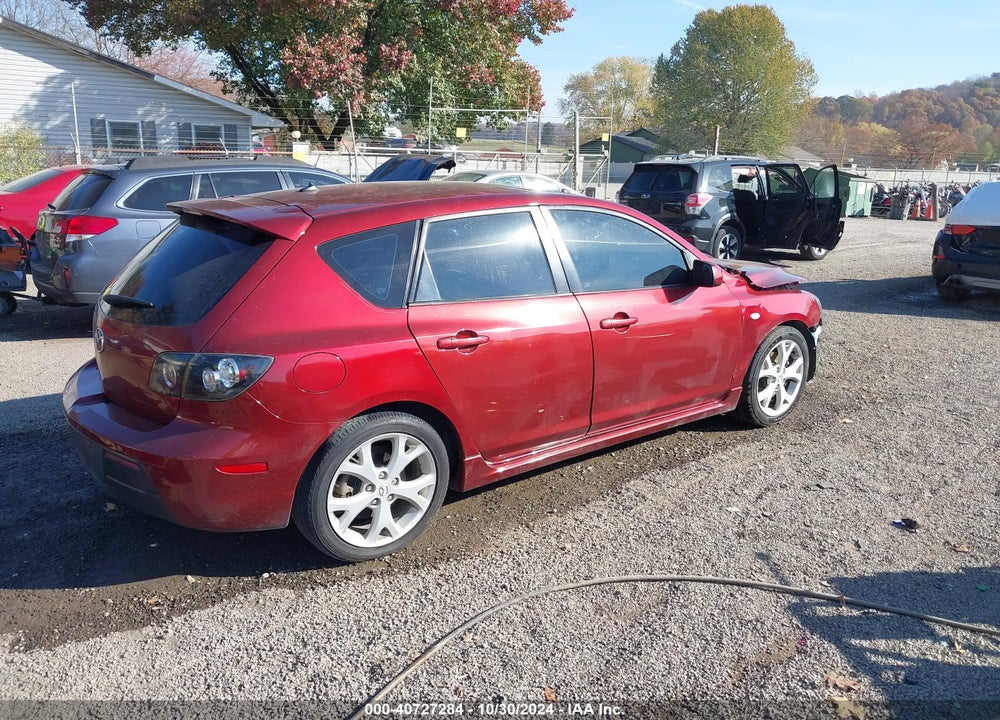 2009 MAZDA 3 S GRAND TOURING VIN: JM1BK343X91242648