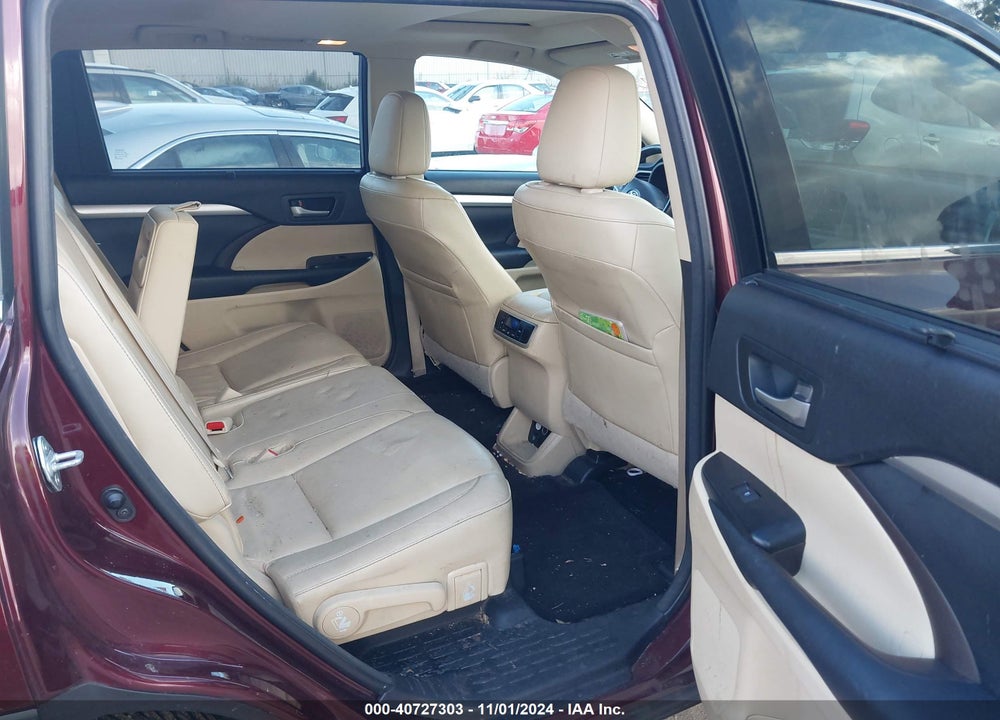 2015 TOYOTA HIGHLANDER XLE V6 VIN: 5TDJKRFH6FS205909