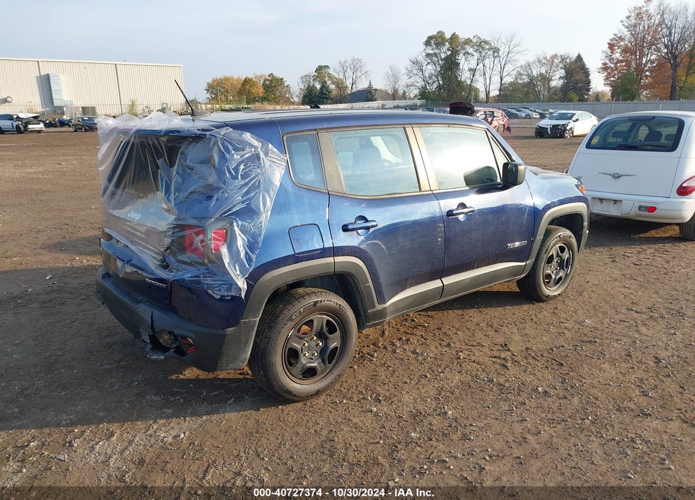 2017 JEEP RENEGADE SPORT 4X4 VIN: ZACCJBAB0HPE61243