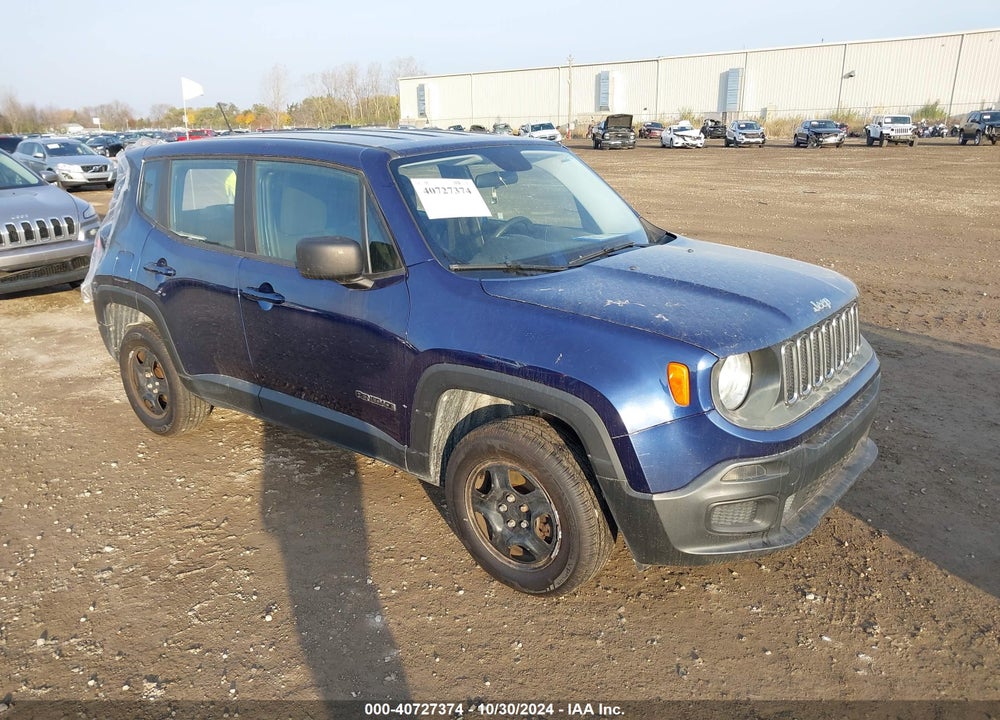 2017 JEEP RENEGADE SPORT 4X4 VIN: ZACCJBAB0HPE61243