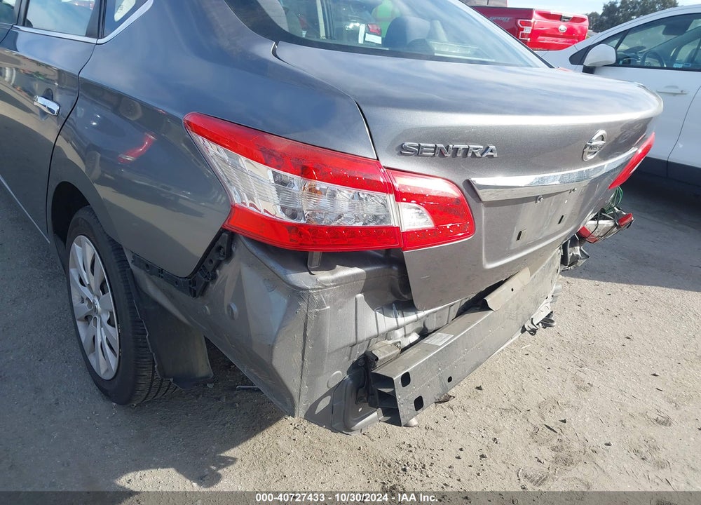 2015 NISSAN SENTRA S VIN: 3N1AB7APXFY283415