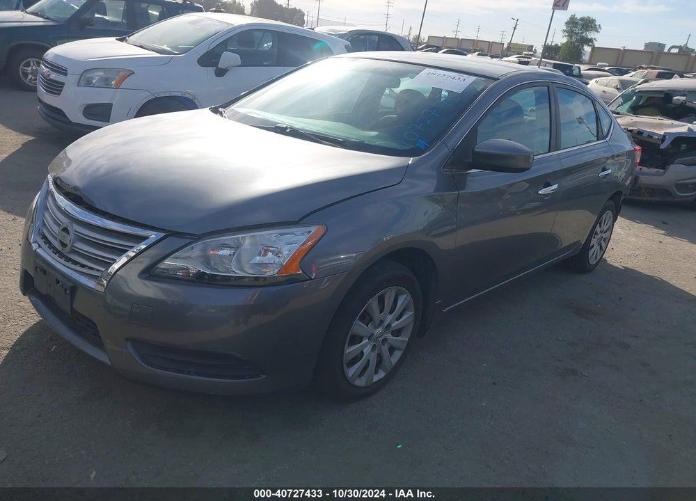 2015 NISSAN SENTRA S VIN: 3N1AB7APXFY283415