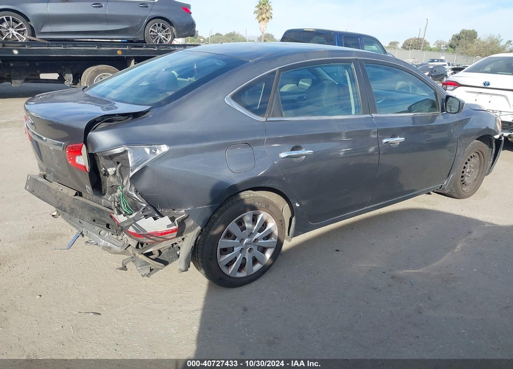 2015 NISSAN SENTRA S VIN: 3N1AB7APXFY283415