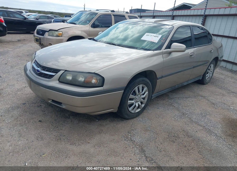 2003 CHEVROLET IMPALA VIN: 2G1WF52E839445085