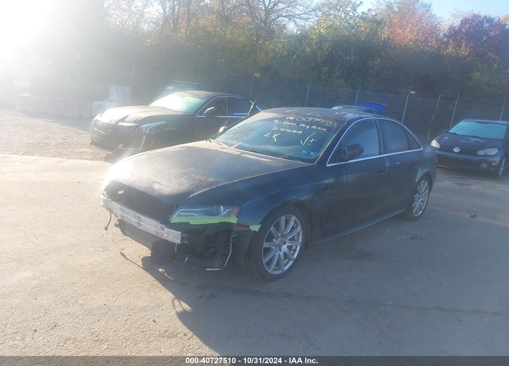 2012 AUDI A4 2.0T PREMIUM VIN: WAUHFAFL2CN007738