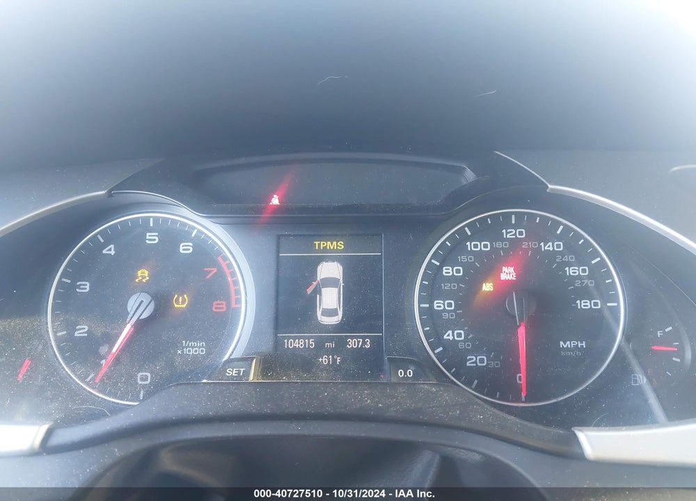 2012 AUDI A4 2.0T PREMIUM VIN: WAUHFAFL2CN007738