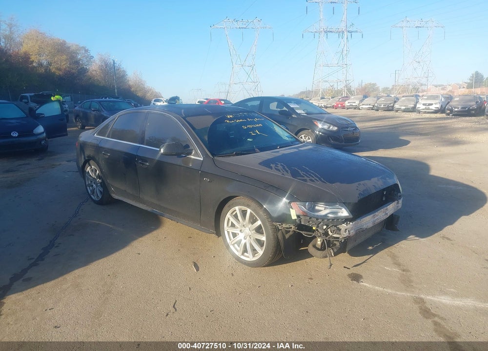 2012 AUDI A4 2.0T PREMIUM VIN: WAUHFAFL2CN007738