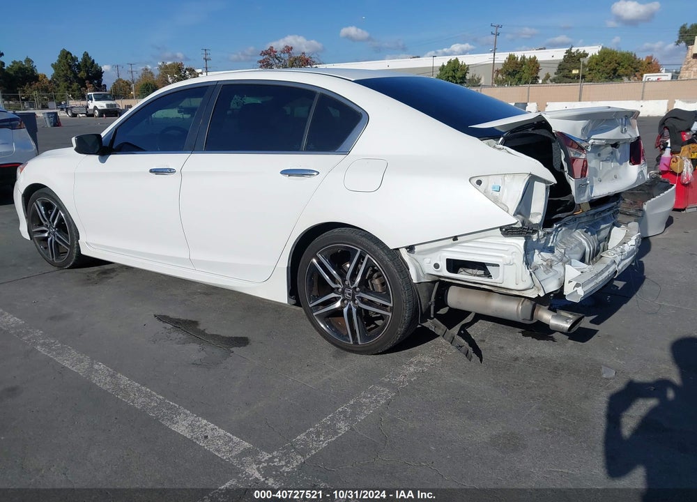 2017 HONDA ACCORD SPORT VIN: 1HGCR2F58HA138572