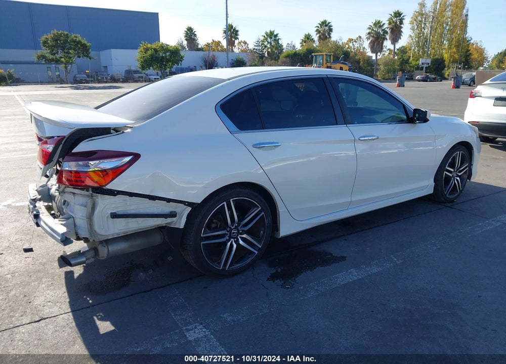 2017 HONDA ACCORD SPORT VIN: 1HGCR2F58HA138572