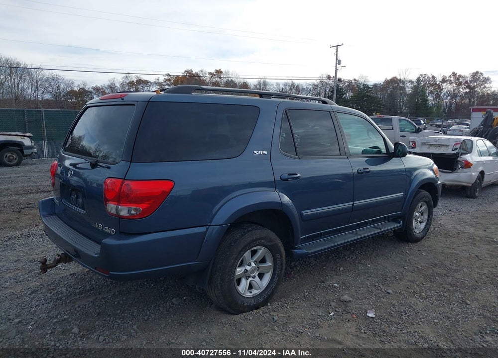 2006 TOYOTA SEQUOIA SR5 V8 VIN: 5TDBT44AX6S276055