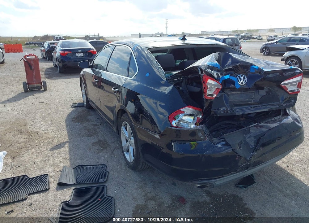 2013 VOLKSWAGEN PASSAT 2.5L SE VIN: 1VWBH7A38DC120049