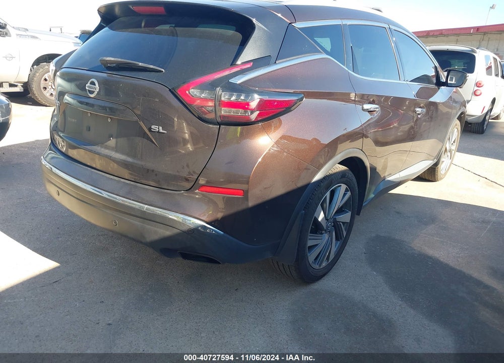 2020 NISSAN MURANO SL FWD VIN: 5N1AZ2CJ3LN140296