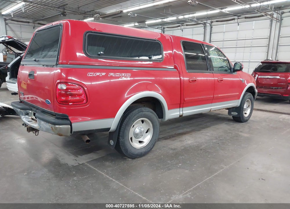 2001 FORD F-150 KING RANCH EDITION/LARIAT/XLT VIN: 1FTRW08L31KB09918