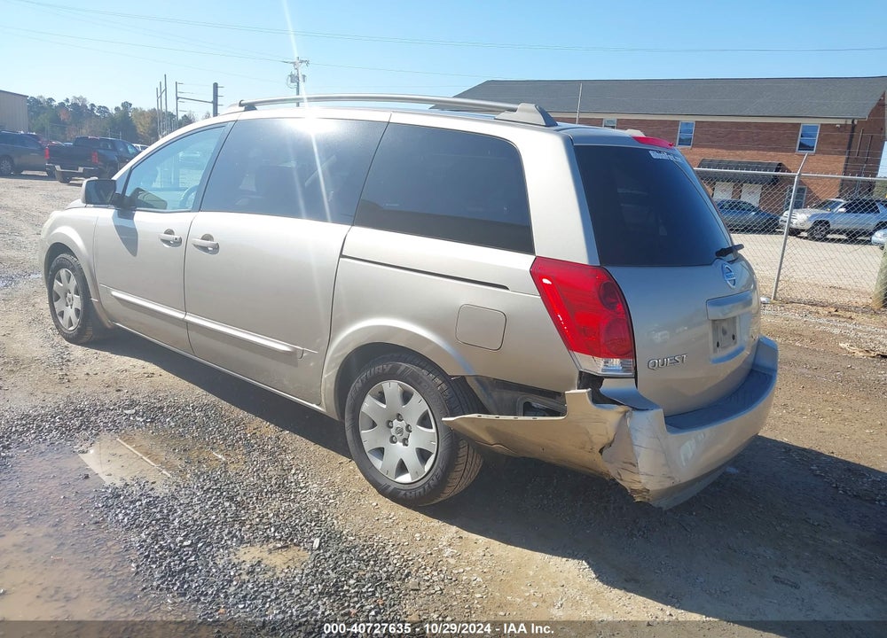 2006 NISSAN QUEST VIN: 5N1BV28U76N102111