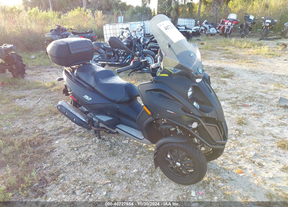2009 PIAGGIO MP3 500 VIN: ZAPM610X395000799