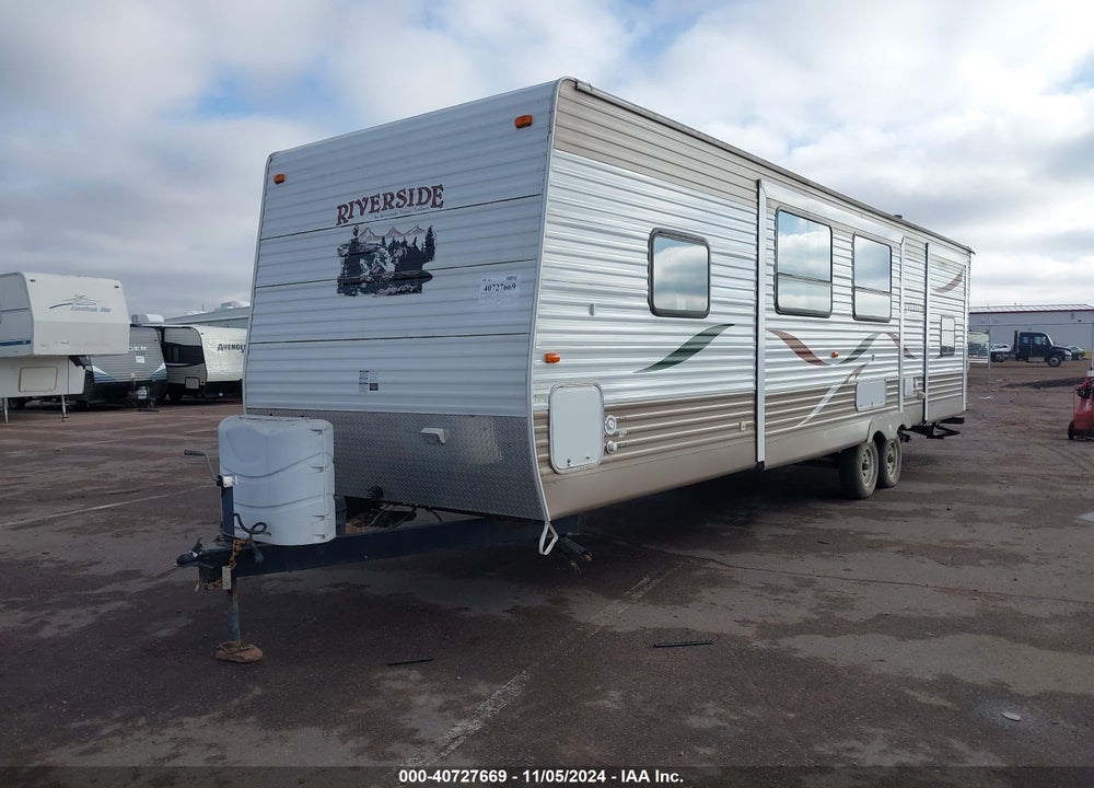 2012 RIVERSIDE 31BHS TRAVEL TRAILER 36 FT 2 SLIDEOUTS VIN: 521BT362XCP015470