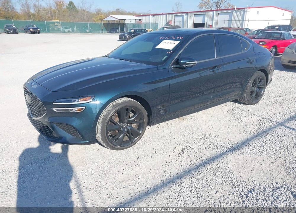 2022 GENESIS G70 3.3T AWD VIN: KMTG54TE8NU095696