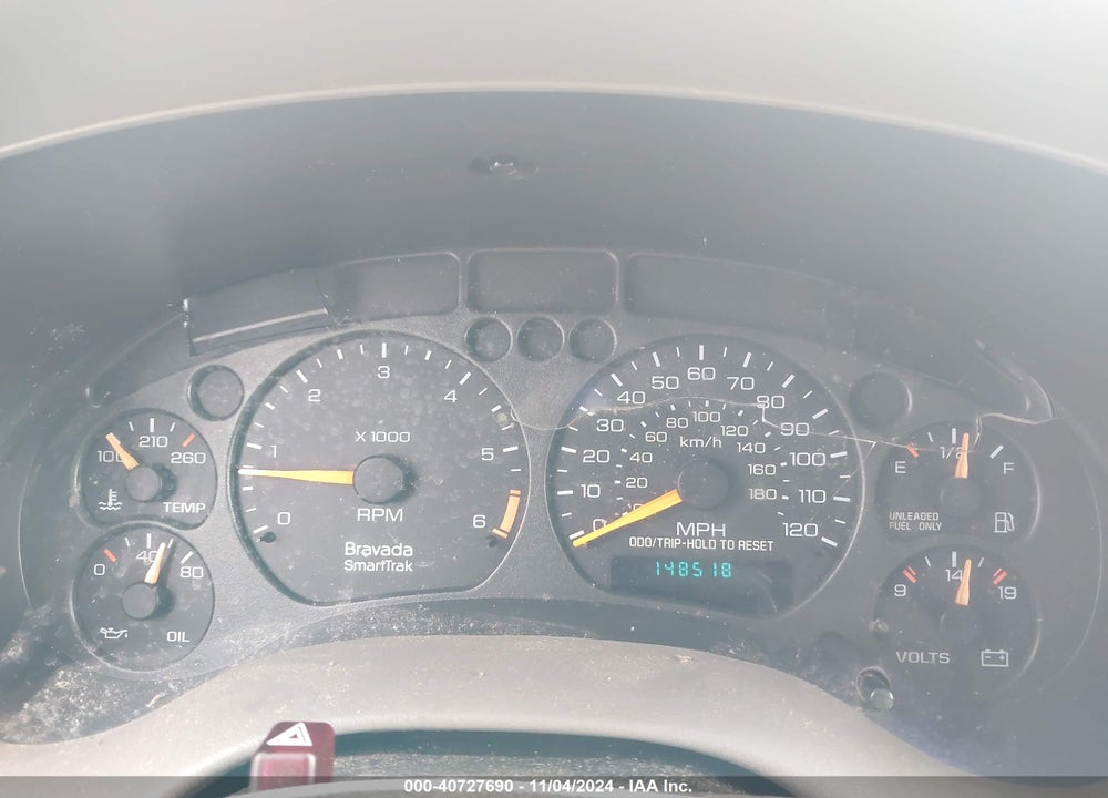 1999 OLDSMOBILE BRAVADA VIN: 1GHDT13W9X2723918