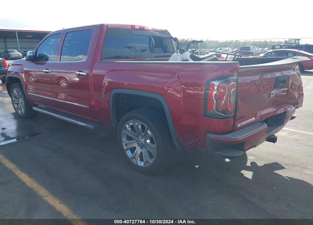 2018 GMC SIERRA 1500 DENALI VIN: 3GTU2PEJ2JG157421