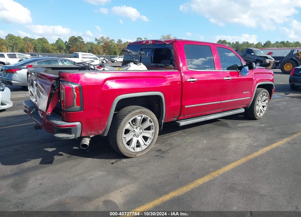 2018 GMC SIERRA 1500 DENALI VIN: 3GTU2PEJ2JG157421