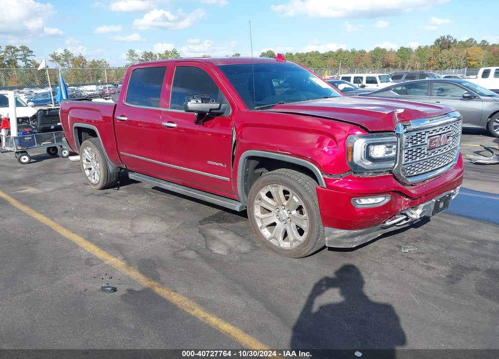 2018 GMC SIERRA 1500 DENALI VIN: 3GTU2PEJ2JG157421