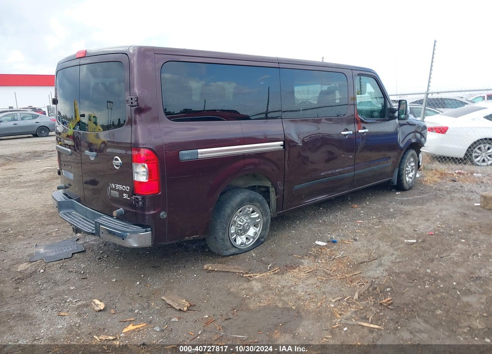 2014 NISSAN NV PASSENGER NV3500 HD VIN: 5BZAF0AA4EN160175