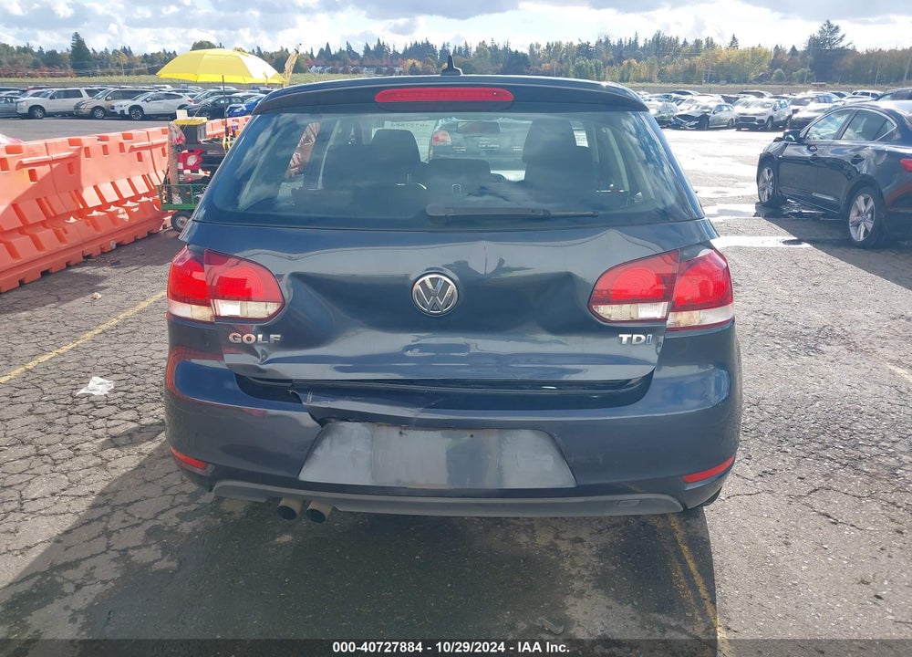 2012 VOLKSWAGEN GOLF TDI 4-DOOR VIN: WVWDM7AJ0CW352423