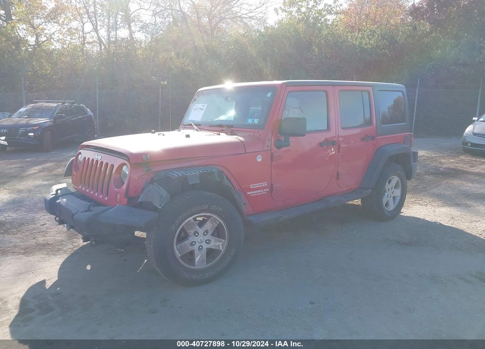 2011 JEEP WRANGLER UNLIMITED SPORT VIN: 1J4HA3H16BL575472