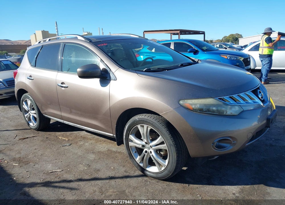 2009 NISSAN MURANO LE VIN: JN8AZ18W69W139489