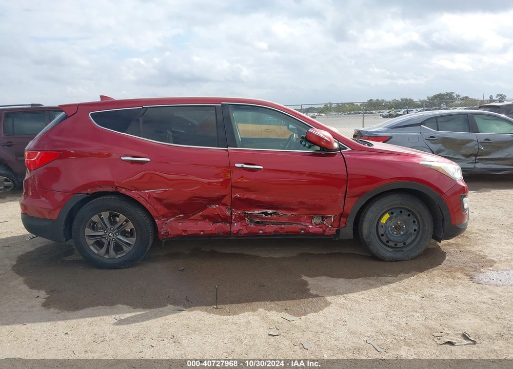 2013 HYUNDAI SANTA FE SPORT VIN: 5XYZU3LBXDG108474