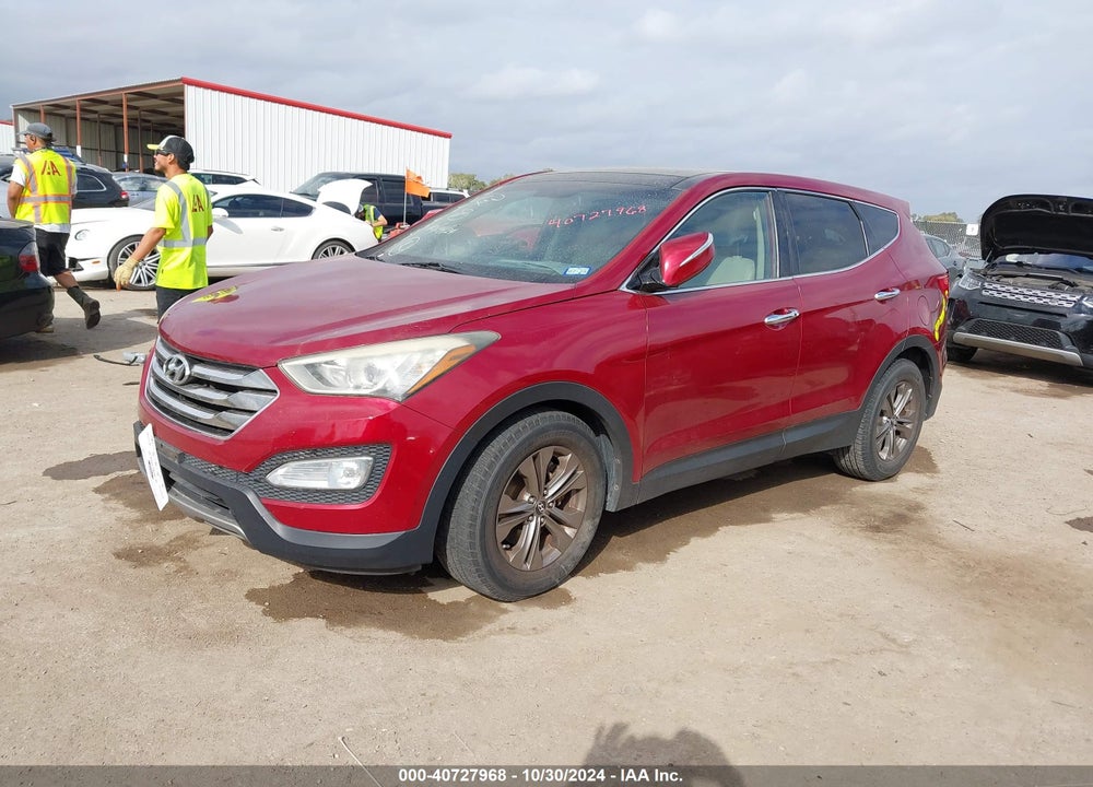 2013 HYUNDAI SANTA FE SPORT VIN: 5XYZU3LBXDG108474