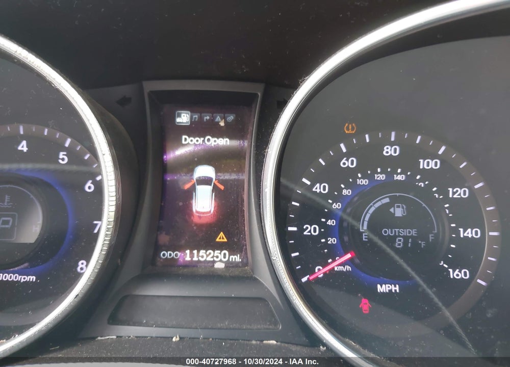 2013 HYUNDAI SANTA FE SPORT VIN: 5XYZU3LBXDG108474