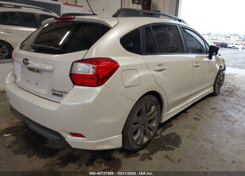 2013 SUBARU IMPREZA 2.0I SPORT PREMIUM VIN: JF1GPAL69DH827198
