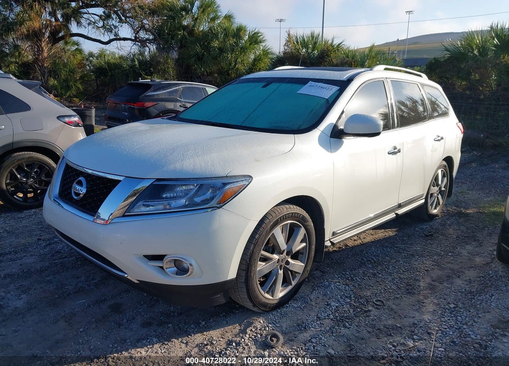 2016 NISSAN PATHFINDER PLATINUM VIN: 5N1AR2MN8GC604833