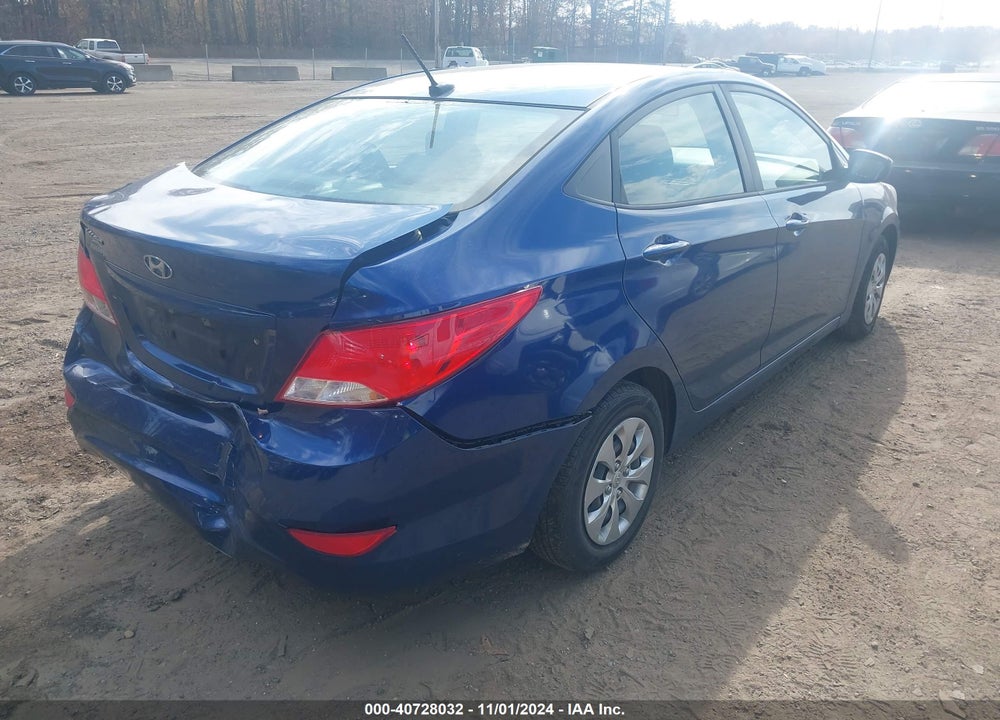 2017 HYUNDAI ACCENT SE VIN: KMHCT4AE5HU321182