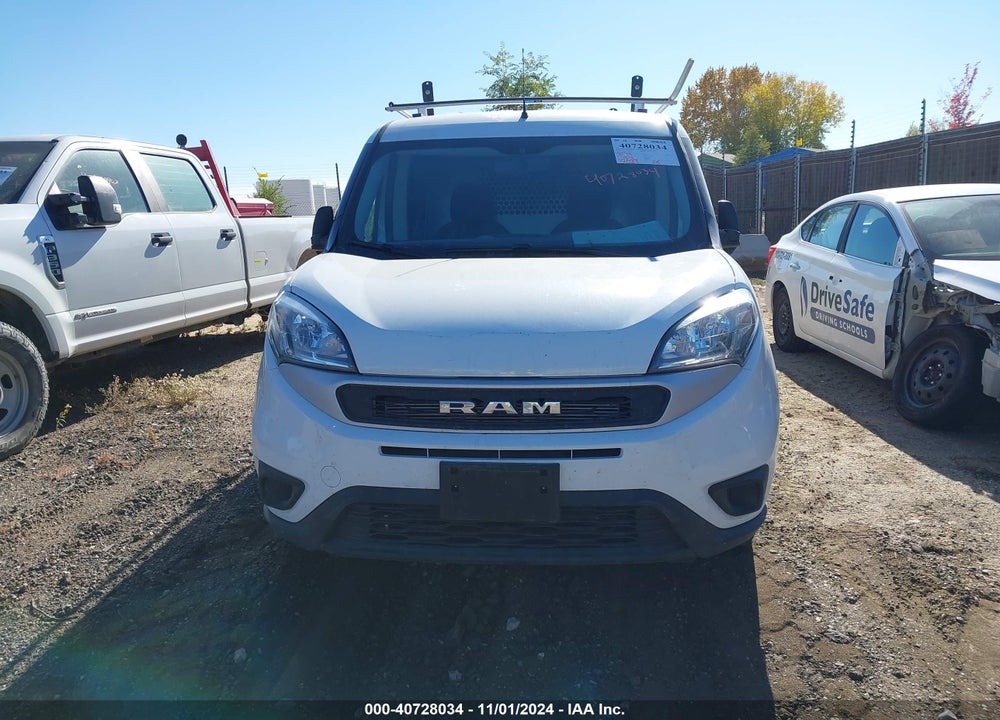 2022 RAM PROMASTER CITY CARGO VAN VIN: ZFBHRFAB3N6X63214